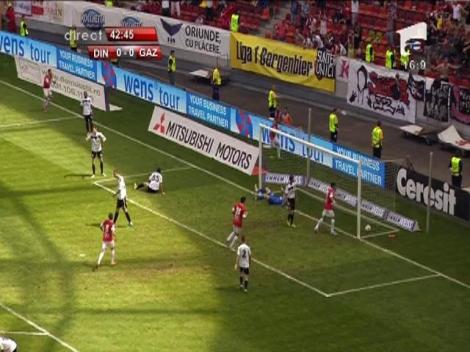 Dinamo - Gaz Metan 1-0/ Alexe deschide scorul printr-o executie de senzatie
