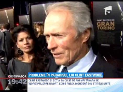 Clint Eastwood traverseaza o noua criza conjugala