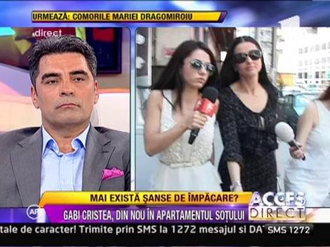 Gabriela Cristea s-a intors acasa la sotul ei!