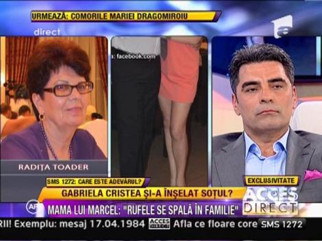 Radita, mama lui Marcel Toader: "L-am sfatuit s-o ierte"