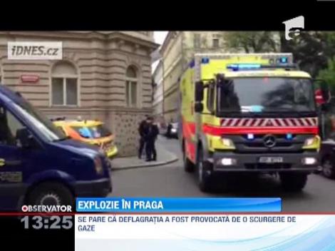 Explozie puternica in centrul capitalei Cehiei. Un mort si cel putin 55 de raniti