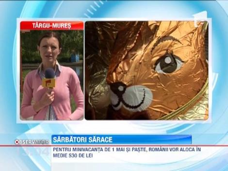 Romanii vor aloca in medie 530 de lei pentru minivacanta de 1 Mai si Paste