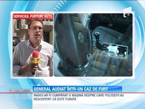 Un general in rezerva, suspectat ca ar fi recuperator de masini furate