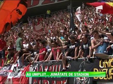 20.000 de oameni au asistat in tribune la meciul Dinamo - Gaz Metan Medias