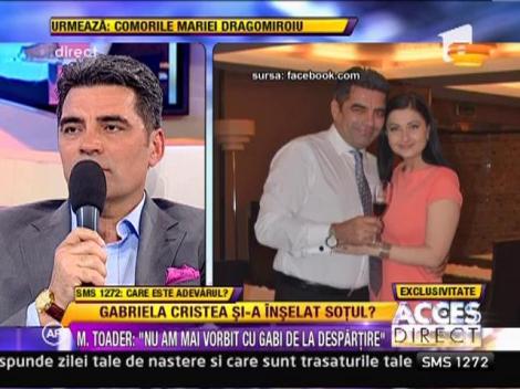 Marcel Toader: "De Paste nu ne vom intalni"