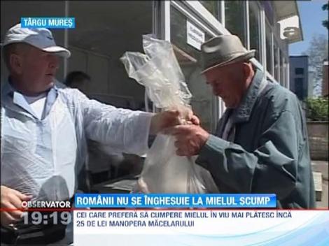 Carnea de miel e mai scumpa decat anul trecut