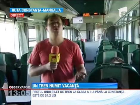 Un tren numit vacanta. Un bilet la clasa a II-a pana la Constanta costa 58,2 de lei