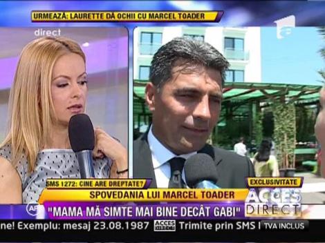 Marcel Toader: "Mama sufera din cauza nefericirii mele"