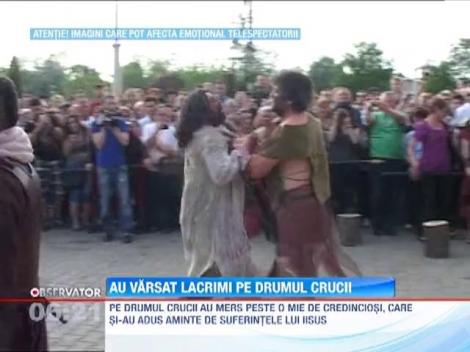 "Drumul crucii", refacut pe strazile din Arad