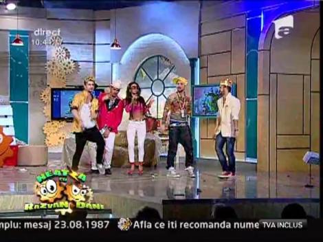 Focoasa Ruby s-a transformat in pitipoanca la "Neatza cu Razvan si Dani"