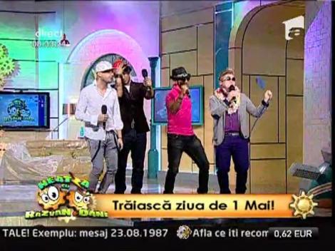 Alb Negru, Ralflo si Rares, invitati la "petrecerea cocalareasca" de la Neatza cu Razvan si Dani