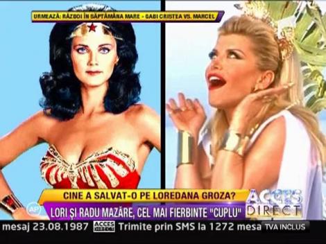 Loredana Groza s-a transformat pentru o zi in eroina!