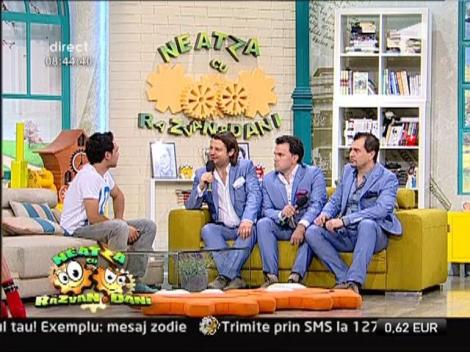Trupa Distinto, invitata la "Neatza cu Razvan si Dani"