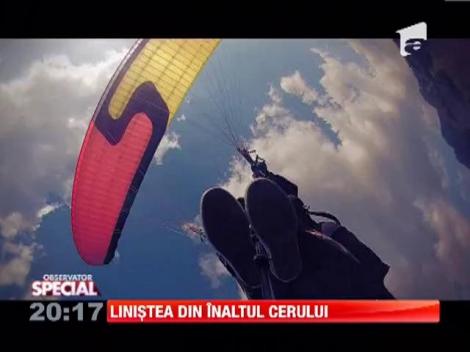 Zborul cu parapanta, cea mai buna sursa de relaxare