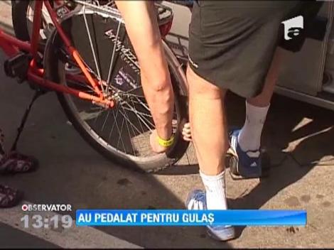 Au pedalat pentru gulas