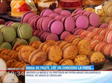 Masa de paste, cat un concediu la Paris