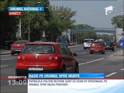 Razie pe drumul spre munte