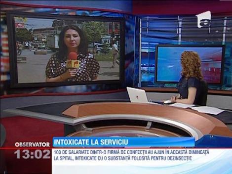 Intoxicate cu o substanta pentru dezinsectie, la serviciu