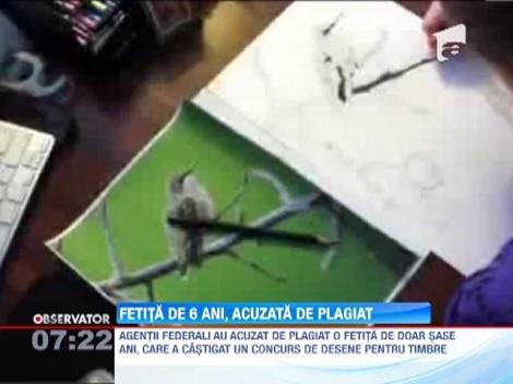 Fetita de 6 ani, acuzata de plagiat