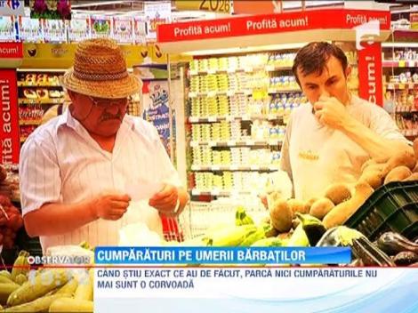 Cumparaturile de Paste, pe umerii barbatilor