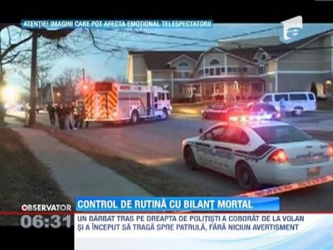 IMAGINI SOCANTE! / Control de rutina cu schimb de focuri