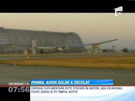 Primul avion solar a decolat