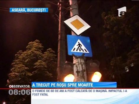 Ucisa pe culoarea rosie a semaforului