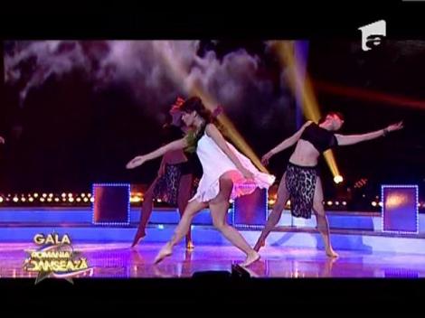 Andreea Popescu a dansat alaturi de iubitul ei, Rares Cojoc