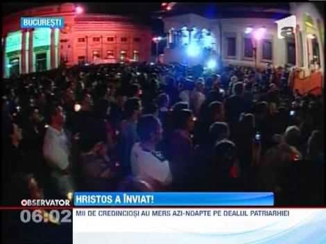 Invierea Domnului i-a adunat pe romani in jurul bisericilor