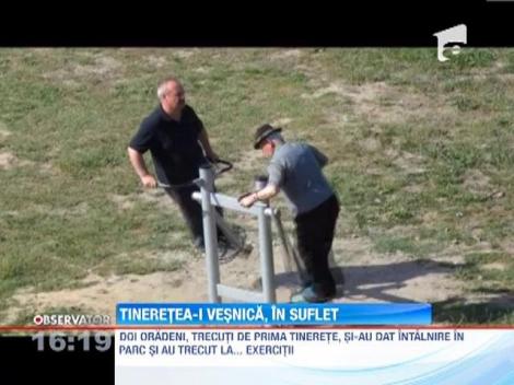 Exercitii in parc, indiferent de varsta