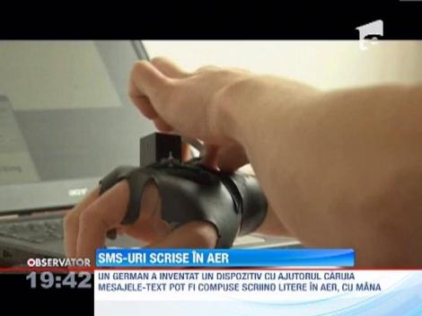 SMS-uri scrise in aer