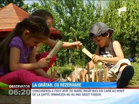 La gratar, cu rezervare