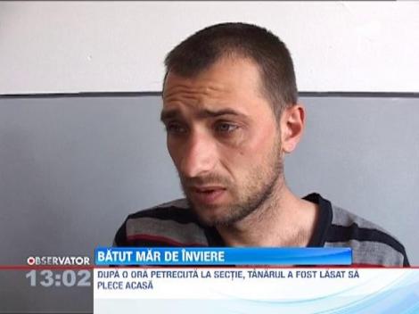 Un tanar din judetul Bacau sustine ca a fost batut fara crunt intr-o sectie de politie