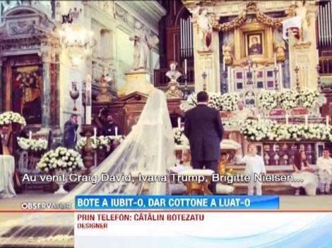 Catalin Botezatu a mers la nunta fostei sale iubite, Valeria Marini, insotit de Mihaela Borcea