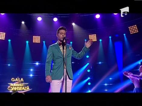Jorge canta pe scena Romania danseaza