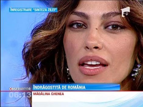 Madalina Ghenea, indragostita de Romania