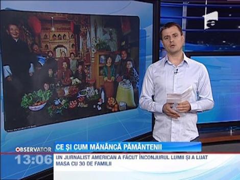 Un jurnalist american a facut inconjurul lumii si a luat masa cu 30 de familii