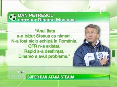 Dan Petrescu le-a stricat bucuria ros-albastrilor: "Steaua s-a batut cu nimeni la titlu"