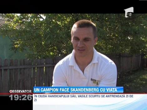 Campion la skandenberg dupa ce a ramas fara un picior