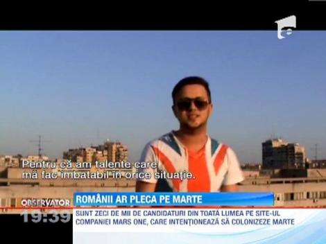 Romanii ar pleca pe Marte