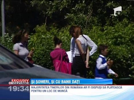 Tinerii someri, dispusi sa plateasca pentru un loc de munca