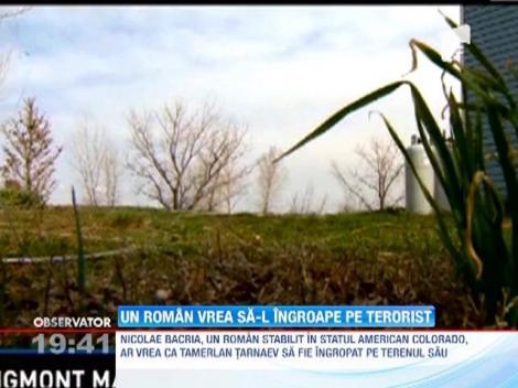 Un roman stabilit in Statele Unite vrea sa-l ingroape pe teroristul Tamerlan Tarnaev