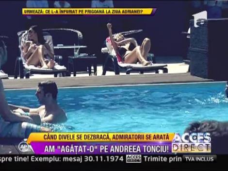 Andreea Tonciu, agatata la piscina!