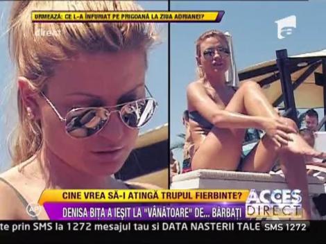 Denisa Bita a iesit la agatat la piscina