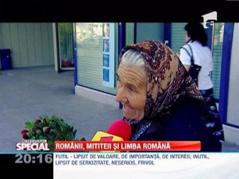 Romanii, mititeii si limba romana