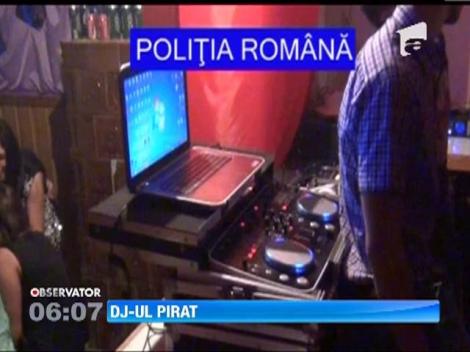 Un DJ din Cluj-Napoca a fost retinut pentru piraterie