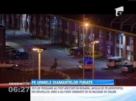 Peste 30 de persoane au fost arestate in dosarul jafului de diamante de pe aeroportul din Bruxelles