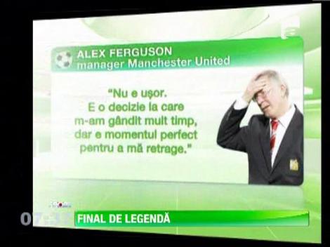 Sir Alex Ferguson s-a retras de la Manchester United