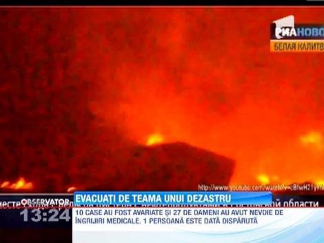 Un tren plin cu propan a deraiat in sudul Rusiei