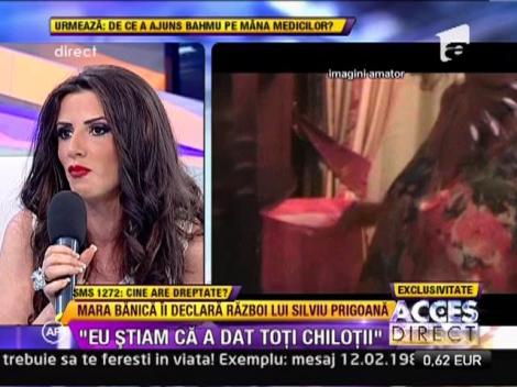 Mara Banica: "L-am surprins pe Prigoana cu o femeie in casa"